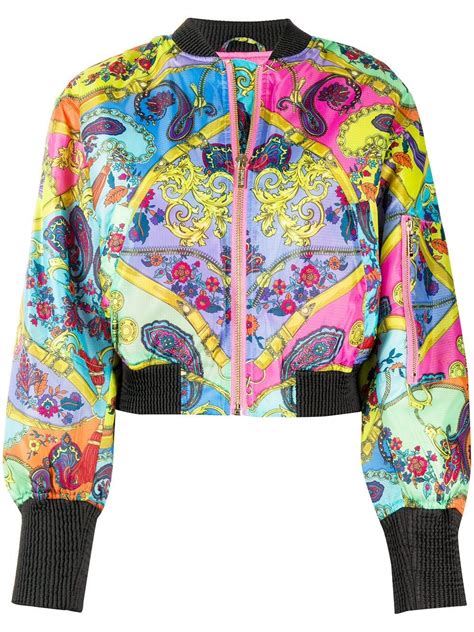 versace paisley jacke|versace coats for women.